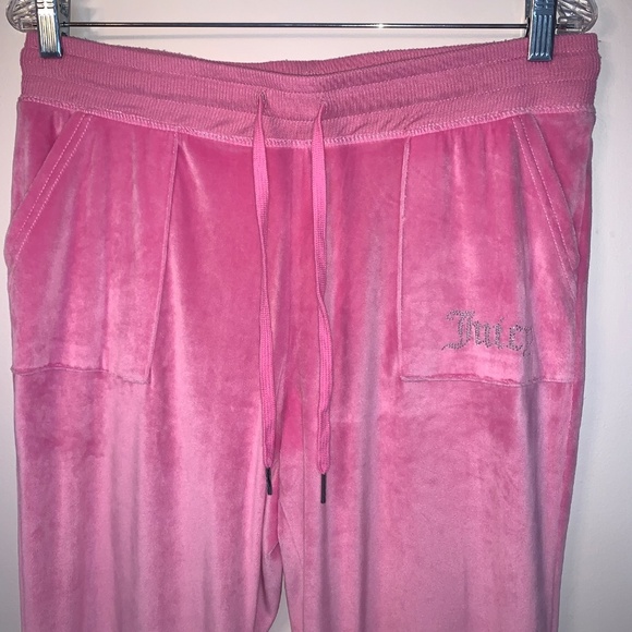 Juicy Couture Pink Velvet Fleece Shirt and Pets Loungewear Set L - Picture 14 of 15